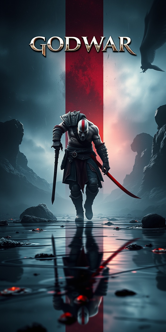 God of war 4  4k 12 Phone Wallpaper