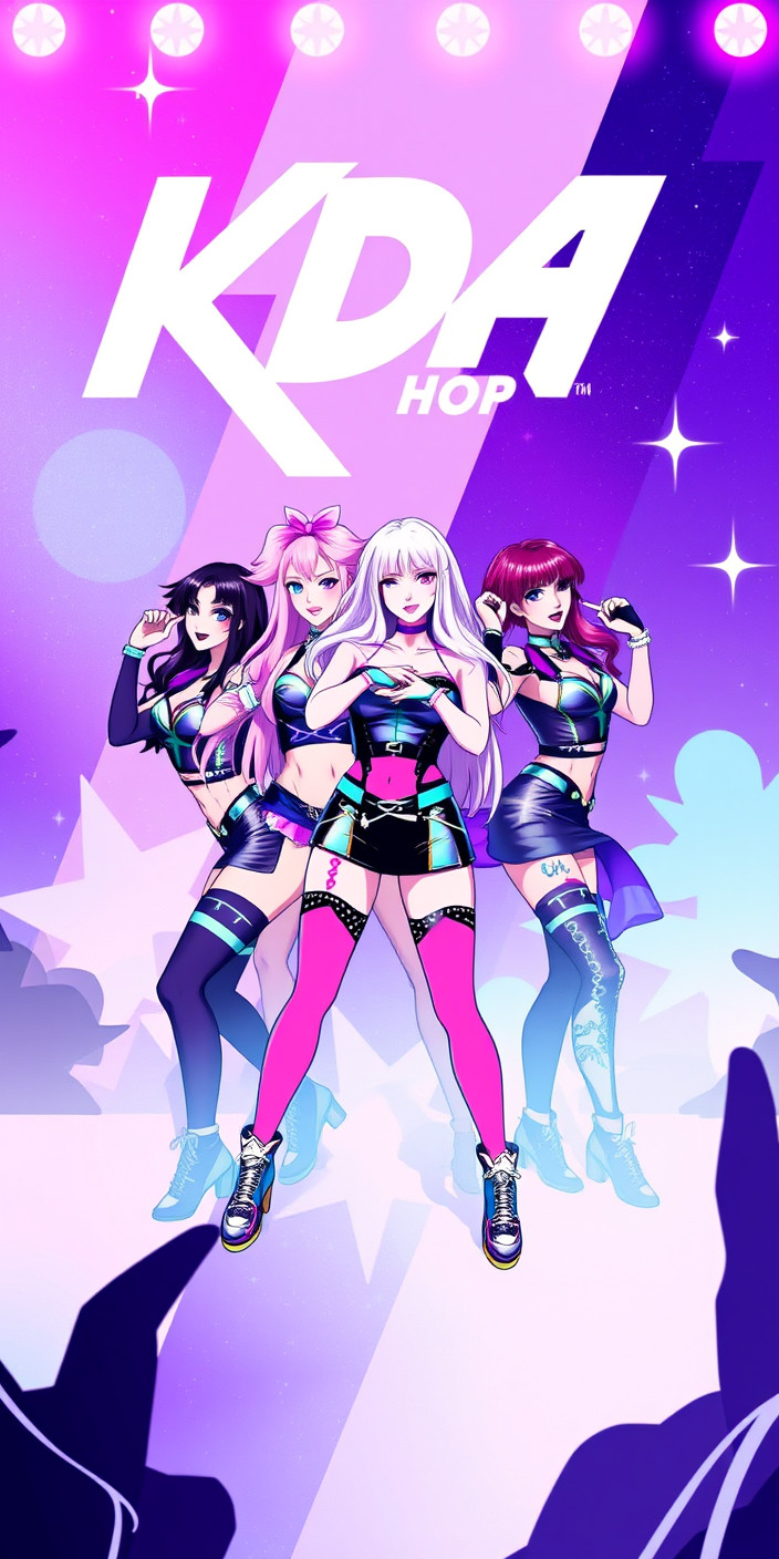 Kda pop stars 9 Phone Wallpaper